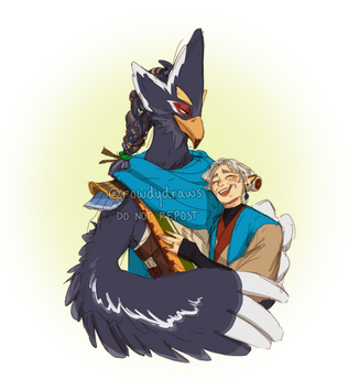 OC and Revali - The Legend of Zelda: Breath of the Wild